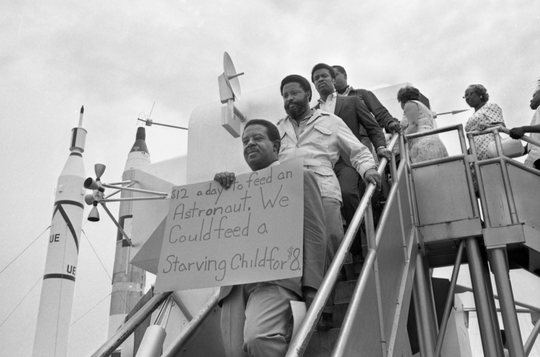 The Poor People's Campaign protests lunar launch 1969